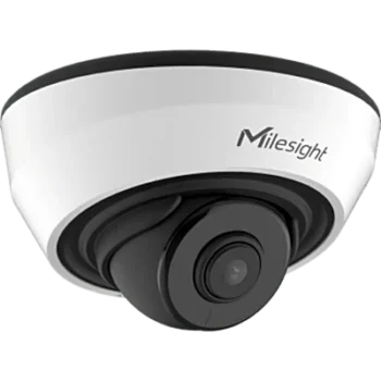 Mini Dome IP 5 Megapixel / 2592x1944 / Lente 4 mm / IR 20 m / Micrófono Integrado / SIP / AI Detección Humano-Vehículo / 120dB Super WDR / H.265+ / PoE / NDAA