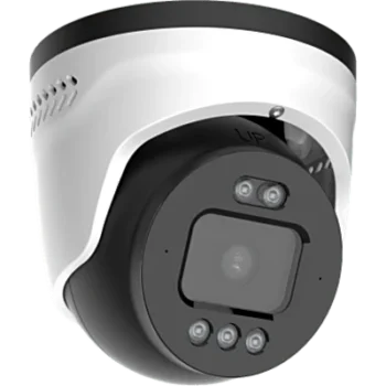 Cámara Turret AI TrueColor 5MP / Milesight / NDAA / Smart Hybrid Light / Red & Blue Flashing Lights / Two-Way Audio / VCA 2.0 / IP67 IK10 / PoE