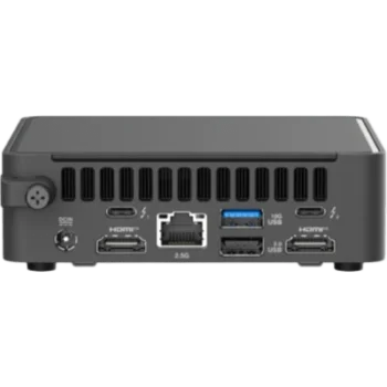 Mini PC / Intel Core 7 240H / 16 GB DDR5-5600 / Wi-Fi 7 / 2.5GbE / Thunderbolt 4 / 4x 4K / Chasis 0.48 L