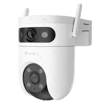 Cámara IP PT Exterior / Doble Lente 3K / Wi-Fi 6 + 4G LTE / Visión Nocturna Color 40 m (131.2 ft) / IR 30 m (98.4 ft) / IA Auto-Tracking / Audio Bidireccional