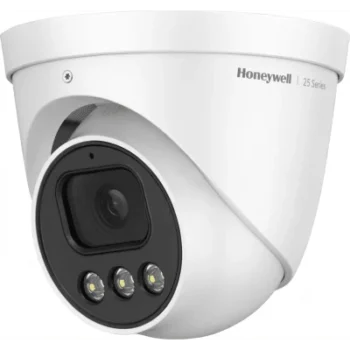 Cámara Turret IP / 4 MP / Lente 2.8 mm / Dual-Light 30 m (98.4 ft) / WDR 90 dB / PoE / IP66 IK10 / NDAA