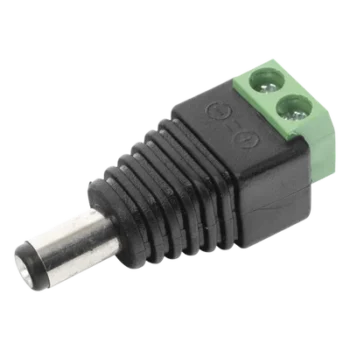 Adaptador de Alimentación DC / Conector Jack Macho 3.5 mm / Terminales de Tornillo / 12 Vcc Polarizado / Para CCTV