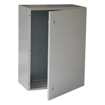 Gabinete de Acero IP66 / 400 x 600 x 250 mm / IK10 / Placa Trasera Metálica 2 mm / Cerradura con Llave / Tapa Inferior Atornillable