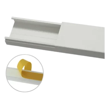 Canaleta para Cableado / 35 x 17 mm / 6 pies (1.83 m) / Sin División / PVC Rígido / Adhesivo Integrado