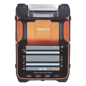 Fusionadora de Fibra Óptica / 6 Motores / Alineación por Núcleo / Empalme 5 s / Pantalla 5 Pulgadas / OPM + VFL Integrados