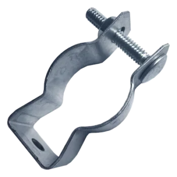 Abrazadera Clip / 3/4" (25-31 mm) / Varilla 1/4" / Cincado Electrolítico 5 micras / Monobloque / Tuberías Horizontales