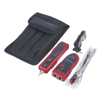 Detector de Cable con Generador de Tonos / Alcance 3 km (9,842 ft) / Prueba Continuidad y Configuración / Batería 9V DC