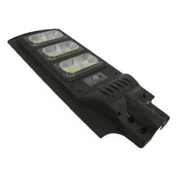 Luminaria Solar LED Urbana / 120 W / Flujo 2500-12500 lm / Sensor de Movimiento 8 m (26.2 ft) / Luz Fría 6500 K / Ángulo 120°