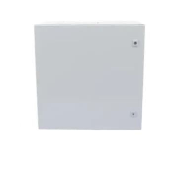 Gabinete de Acero para Intemperie / IP66 / IK10 / 600 x 600 x 300 mm / Carga 50 kg / Placa Trasera Galvanizada