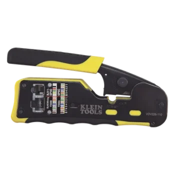Ponchadora/Pelacables/Cortacables / Conectores Pass-Thru RJ45 / RJ11/RJ12 Estándar / Matraca Ciclo Completo / 28-22 AWG