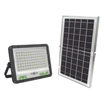Reflector LED Solar / 100 W / 6 500 K / Panel Solar Integrado / IP66 / Ángulo 120° / Batería 3.2 V CD