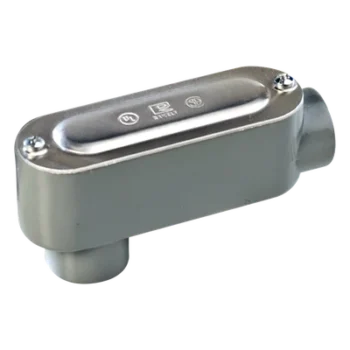 Caja de Registro Ovalada / 3/4" (19.05 mm) / Tipo LB / Aluminio Diecast / NPT / UL y CSA