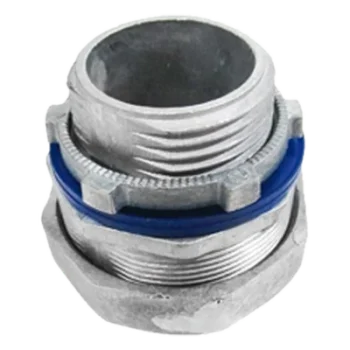 Conector Recto para Tubo Liquidtight / 3/4" (19 mm) / Acabado Bruñido Brillante / Sellos y Contratuerca Incluidos / NEMA FB-1 / UL 514B