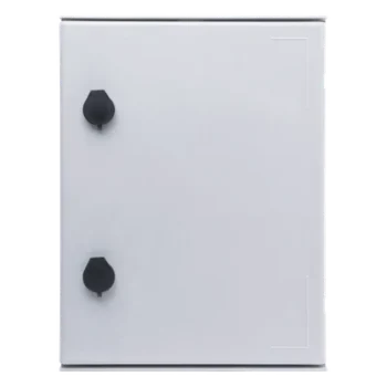 Gabinete de Poliéster / IP65 / 300 x 400 x 200 mm / Carga 30 kg / Placa Trasera Incluida / Cerradura con Llave