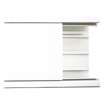 Canaleta con tapa / PVC autoextinguible / 100 x 52 mm / 2.5 m (8.2 ft) / NOM-001-SEDE-2005