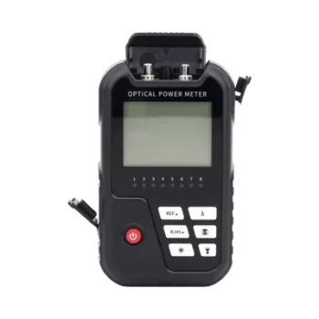Medidor de Potencia Óptica / Rango -50dBm a 26dBm / Detector InGaAs 800-1700nm / VFL 2mW 650nm / Probador RJ45 hasta 300m / 120h Operación Continua