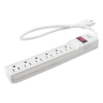 Multicontacto / Supresor de Picos 270 J / 6 Salidas NEMA 5-15R / Cable 45 cm (1.48 ft) / 15 A / 1875 W