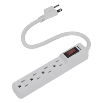 Multicontato Profesional / 4 Tomas 127 Vca / 15 A / Cable 30 cm (11.8 in) / Interruptor Iluminado / Norma NOM 003