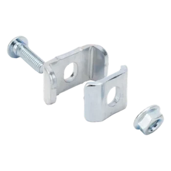 Kit de unión para charolas / Acero al carbón / Electro zinc / Hasta 300 mm / 0.98 ft de ancho