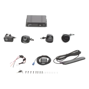 Kit DVR Móvil / 4 Canales TURBOHD 1080P / 4G y GPS Integrados / Almacenamiento Dual SD 512 GB / IP68