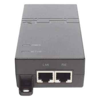 Inyector PoE / 802.3at 30 W / Gigabit / 2 Puertos LAN / Entrada 100-240 V CA / IEC C5