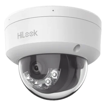 Cámara Domo IP / 2 Megapixel Full HD / Lente 2.8 mm 103° / IR 30 m (98.4 ft) / Micrófono Integrado / IP67 / PoE / dWDR / H.265+