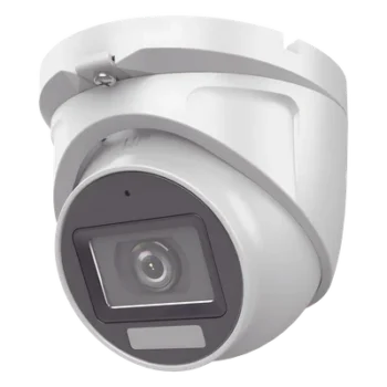Cámara Turret TURBOHD / 2 Megapixel / Dual Light 30 m (98.4 ft) IR + 20 m (65.6 ft) Luz Blanca / Lente 2.8 mm / 100° de Visión / IP66 / Audio por Coaxitron / 4 en 1 Seleccionable