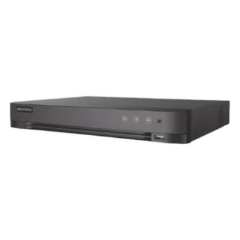 DVR Pentahíbrido / 24 Canales / 16 TurboHD + 8 IP / 5 Megapixel Lite / Reconocimiento Facial / Audio Bidireccional / H.265+ / HDMI y VGA Full HD