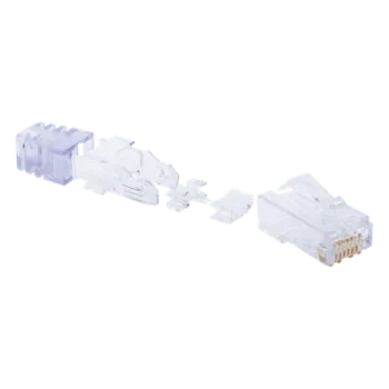 Plug RJ45 / Cat6 / 8P8C / 23-24 AWG / 50μin Oro / 2500 Ciclos / -10 a 60°C / 100 Piezas