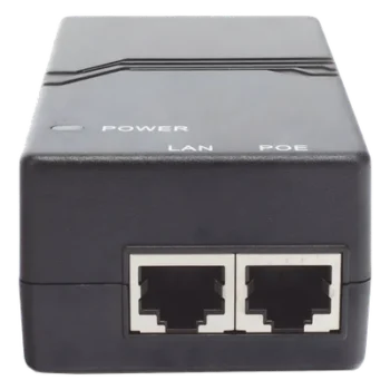 Inyector PoE / 802.3af 15W / 2 Puertos Gigabit / Entrada 100-240V AC / Detección Inteligente PD