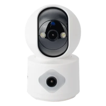 Cámara IP Wi-Fi / Doble Lente 3 Megapixel / 1920x2160 / Pan 320° / Tilt 70° / IR 10 m (32.8 ft) / Audio Bidireccional / MicroSD 128 GB