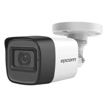 Cámara Bala TURBOHD / 5 Megapixel / Gran Angular 85.5° / Lente 2.8 mm / IR EXIR 30 m (98.4 ft) / IP67 / 4 Tecnologías / Audio por Coaxitron