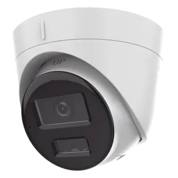 Cámara Turret IP / 4 Megapixel / Dual Light 30 m (98.4 ft) / Lente 2.8 mm / 98° FOV / AcuSense Lite / IP67 / PoE