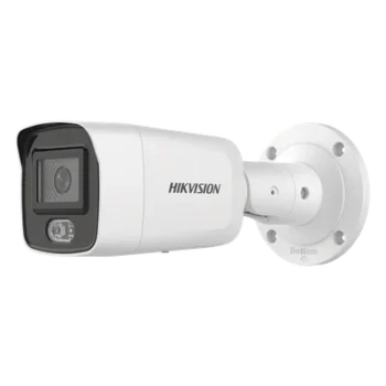 Bala IP 4 Megapixel / Imagen a Color 24/7 (ColorVu) / Lente 2.8 mm / Luz Blanca 40 mts / Exterior IP67 / WDR 130 dB / Audio y Alarma I/O / Captura Facial / ONVIF / Micro SD