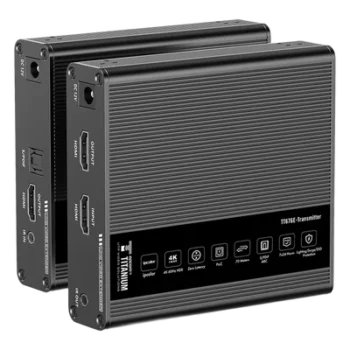 Extensor HDMI / 4K@60Hz / Sin Compresión / Cero Latencia / 70 m (229.7 ft) / Cat 6/6a/7 / PoC / IR Bidireccional / HDR10