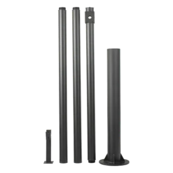 Poste Seccionado para Videovigilancia / 6 m (19.7 ft) / 4 Secciones / Base Ø 140 mm / Soporte PTZ / IP66