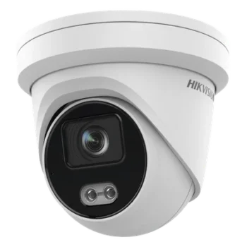 Cámara Turret IP / 4 Megapixel / Color 24/7 / Luz Blanca 40 m (131.2 ft) / Lente 4 mm / WDR 130 dB / IP67 / Audio Integrado