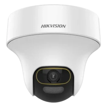 Cámara Domo PT TURBOHD / 2 Megapixel / ColorVu 0.0005 Lux / Luz Blanca 20 m (65.6 ft) / Pan 350° / Tilt 75° / Audio Coaxitron / Uso Interior
