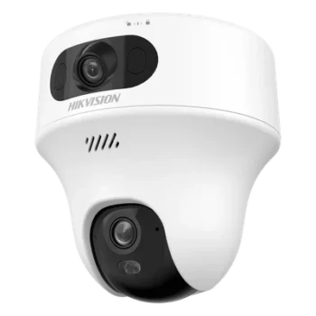 Cámara Turret IP / 6 Megapixel / Doble Lente 2.8 mm y 4 mm / Dual Light 10 m (32.8 ft) / Wi-Fi 6 / Audio Bidireccional / Interior