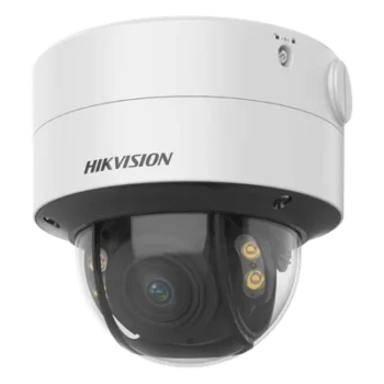 Cámara Domo IP / 4 Megapixel / ColorVu 24/7 / Lente 2.8-12 mm / Luz Blanca 40 m (131.2 ft) / WDR 130 dB / AcuSense / IP67 / IK10