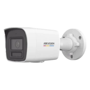 Cámara Bala IP / 4 Megapixel / Dual Light 30 m (98.4 ft) / Lente 2.8 mm / AcuSense / IP67 / PoE / Micrófono