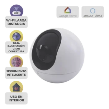 Cámara PT IP / 3K 5 Megapixel / Wi-Fi Dual Band / Detección IA Humanos y Mascotas / Audio Bidireccional / IR 10 m (32.8 ft) / Uso Interior