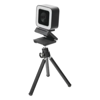 Cámara Web / Full HD 1080p / Aro de Luz 5 Niveles / Gran Angular 87° / Micrófono con Reducción de Ruido / USB 2.0 / Cable 2 m (6.56 ft) / Plug-and-Play