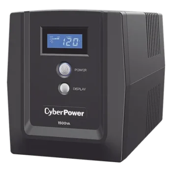 UPS de 1500 VA/900 W, Topología Línea Interactiva, Entrada 120 Vca NEMA 5-15P, y 8 Salidas NEMA 5-15R, Con Regulador de Voltaje (AVR)