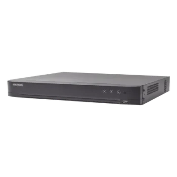 DVR 8 Canales TurboHD + 8 Canales IP / 8 Megapixel (4K) / Acusense (Evita Falsas Alarmas) / Audio por Coaxitron / 1 Bahía de Disco Duro / 8 Entradas de Alarma / 4 Salidad de Alarma / H.265+