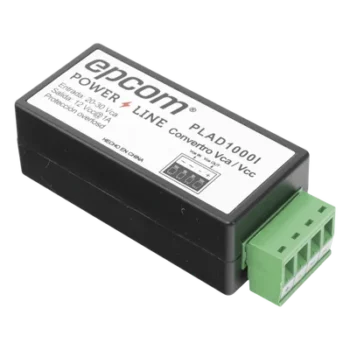 (2 en 1) Convertidor de Energía 24 Vca a 12 Vcc (CA a CD) y Filtro Contra Ruido para Cámaras / Voltaje de Entrada 20~30 Vca / Salida 12Vcc @ 1 A / ENVIO DE ENERGIA A LARGAS DISTANCIAS / Terminales Tipo Tornillo.