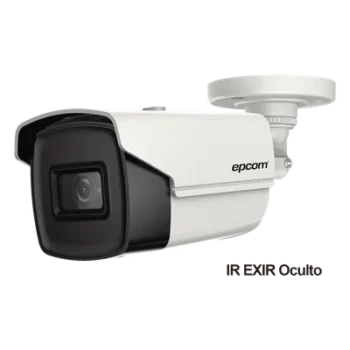 Bala TURBOHD / 4K 8.29 MP / Gran Angular 102.9° / Lente 2.8 mm / IR EXIR 60 m / Exterior IP67 / dWDR / -40°C a 60°C