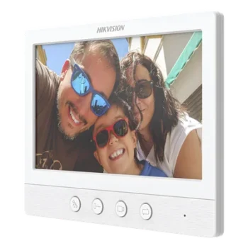 Monitor Adicional para Videoportero / Pantalla 7 Pulgadas / Resolución 1024x600 / Botones Mecánicos / Instalación 4 Hilos 100 m (328 ft)