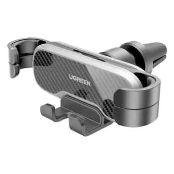 Soporte para Teléfono Automotriz / Rejilla de Ventilación / Rotación 360° / Tecnología Gravity Drive / 5 Puntos de Sujeción / Ancho 65-80 mm