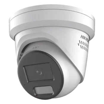 Cámara Turret IP / 8 Megapixel / Dual Light 40 m (131.2 ft) / ColorVu F1.0 / WDR 130 dB / Audio Bidireccional / IP67